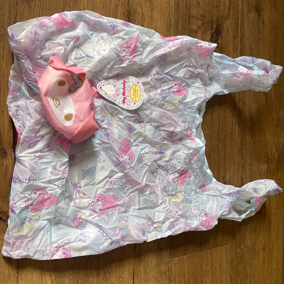 MY MELODY-Imported (NWT) Pink Compact, Reusable Shopping Tote - Picture 10 of 10